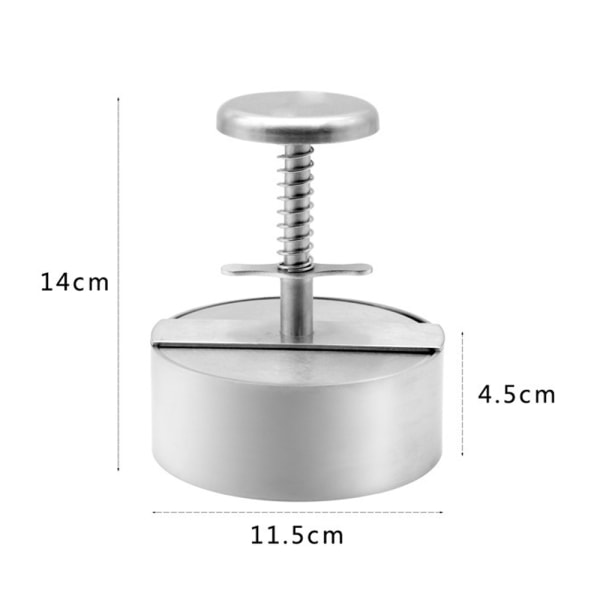 Burgerpresse, forskjellige størrelser hamburger Patty-former, 3 i 1 Hambu