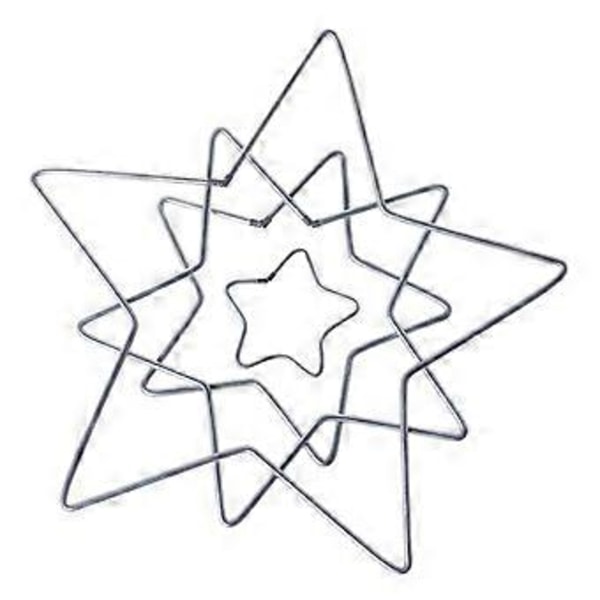 Stjärndröm Fångare Ring Makramé Väggbonad Projekt Krans Dekor för Förlovning Bröllop Blomsterarrangemang 5cm 5cm