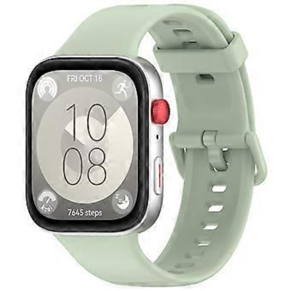 For Huawei Watch Fit 3 Erstatningsarmbånd Myk Silikon Klokkereim Style Q