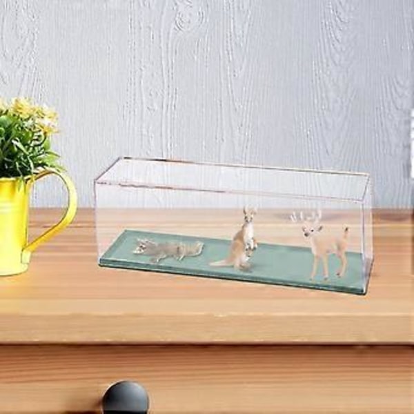 Minifiguurien Vitriini Läpinäkyvä PET-muovinen Esittelykotelo Rakennuspalikka Toimintahahmo Leluille Yellow