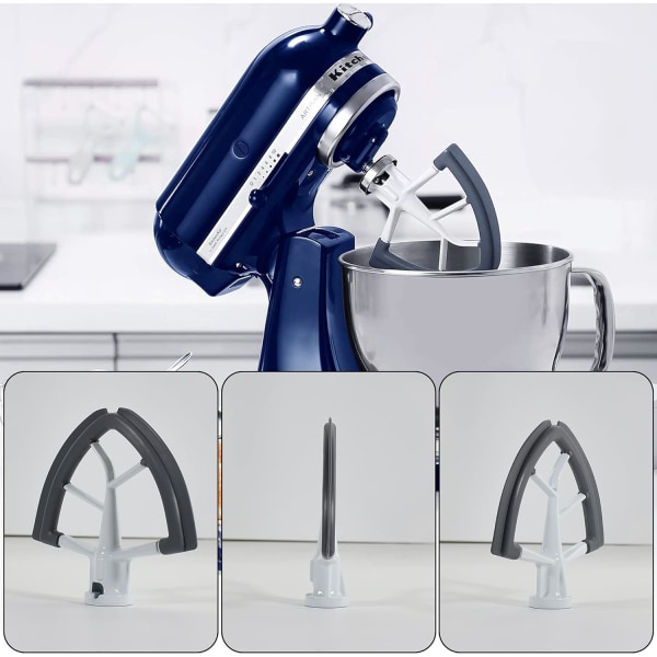 4,5-5 QT Flex Edge-visp för KitchenAid Tilt-Head Stand Mixer,Co