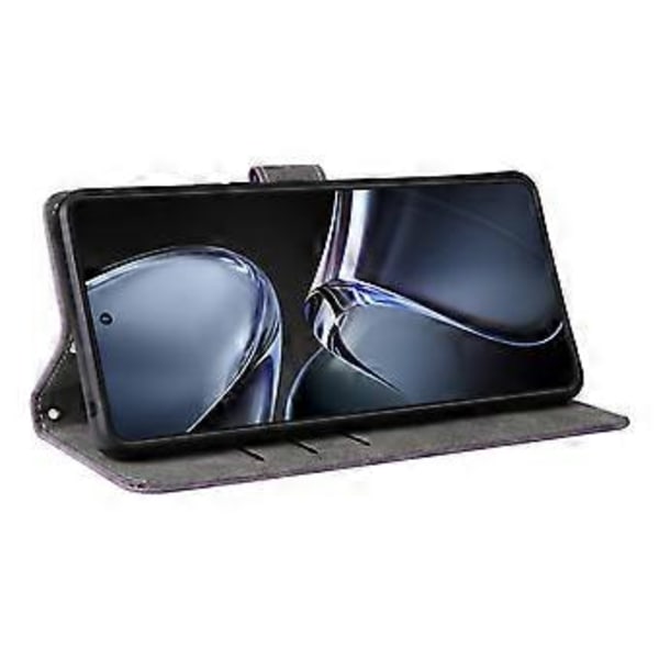 Til Asus Zenfone 12 Ultra 5G Etui Wallet RFID-blokering PU Læder Cover Visningsstativ Purple