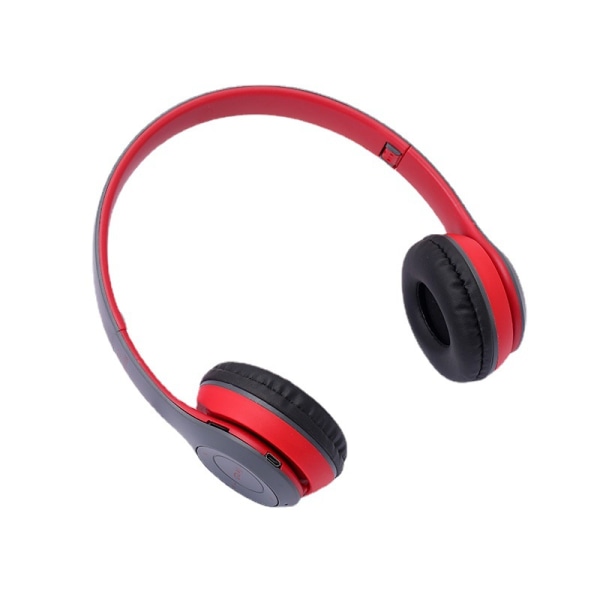 1 stk Svart Rød Bluetooth trådløse hodetelefoner, Bluetooth trådløs