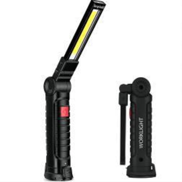 COB arbetslampa, ultraljusstark LED-arbetslampa, USB-laddningsbar port