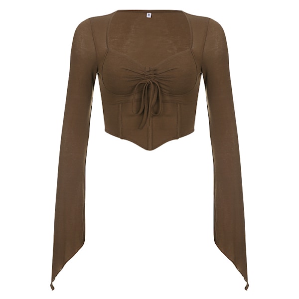 Crop Top brun M