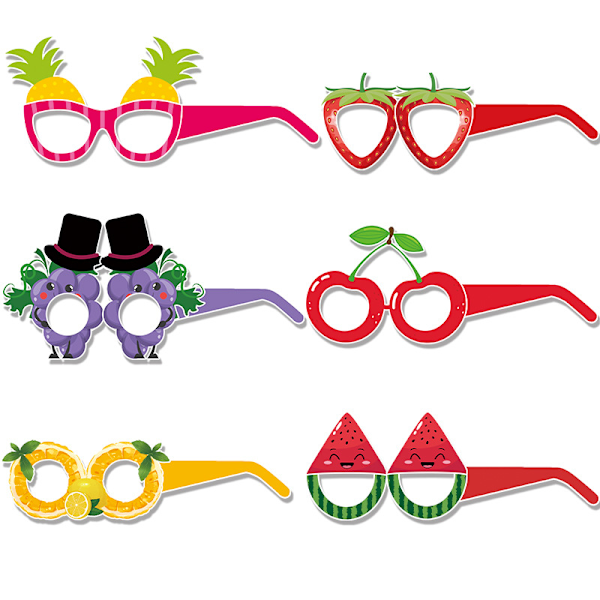 Hawaiian Summer flair fruktglass sett ananas jordbær pape