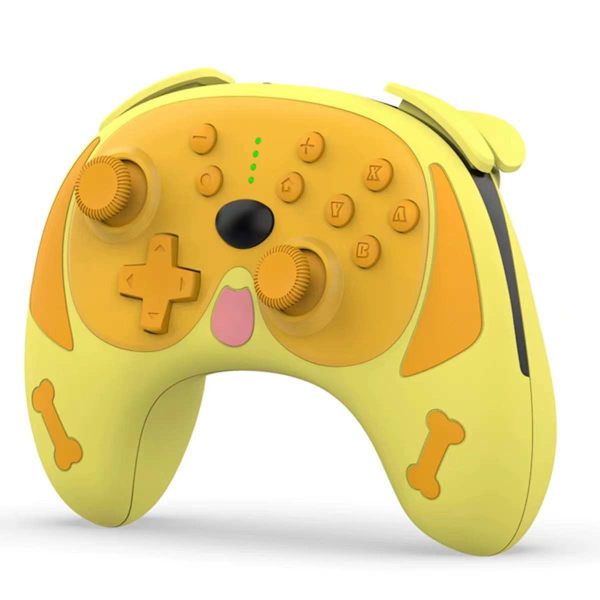 Keltainen langaton ohjain yhteensopiva Nintendo Switchin/Switc:n kanssa
