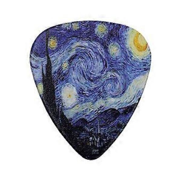 Triangulära Plektrum Celluloid Plektrum Rockmusiktillbehör Lämpliga för Nybörjare Professionella Gitarr Ukulele 0.96mm