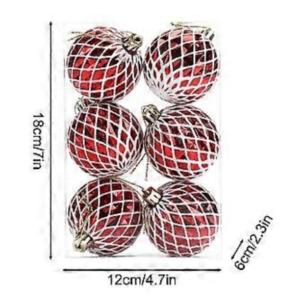 Julepynt Ornament Sett Knusesikre Kule Ornamenter Hengende Dekor For Fest Tredekorasjon