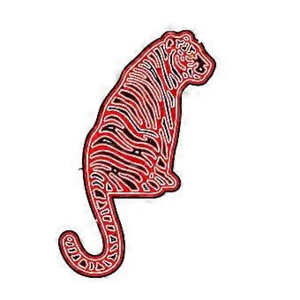 Tiger Metalskærende Dies DIY Håndværks Dies Håndlavet Evneudviklende Skabelon til Skole Klasseværelse Lærer Studenter Værktøj