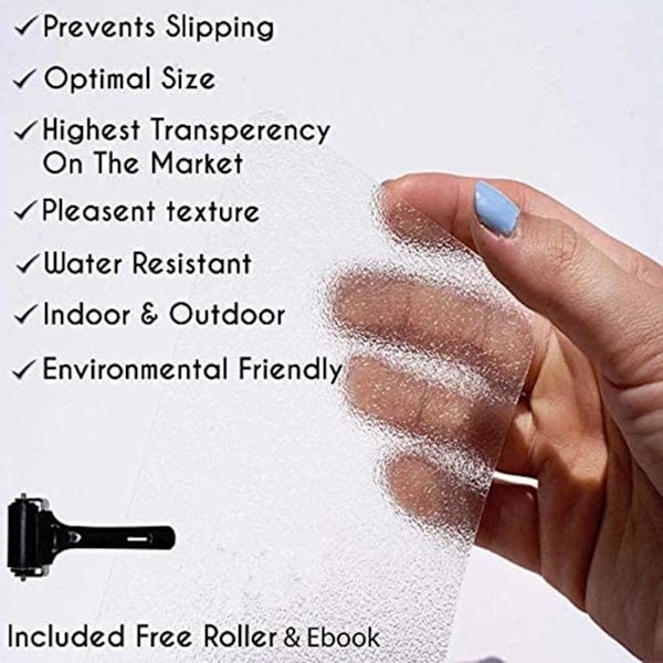 15-pack Halkskyddsmattor för trappor, 5.9\" x 31.4\", Självhäftande Transparent