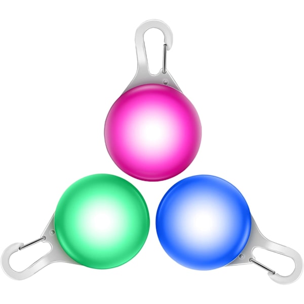 3-pakkaus LED-koiranpantavalo, valaistu koiranpanta, leikattava LED-koira