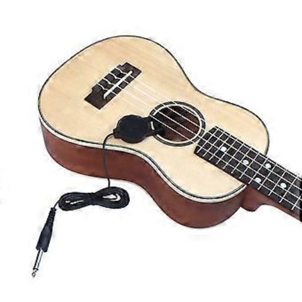 Akustisk Guitar Piezo Pickup 6,35 mm Output Lyd Piezo Kontakt Pickup Udskiftning Clip-on Mikrofon Piezo Pickup