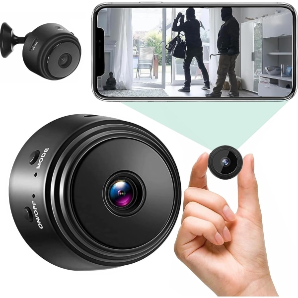 Mini Hidden HD Wifi Spy Camera för mobil visning, Mini Indoor/Ou