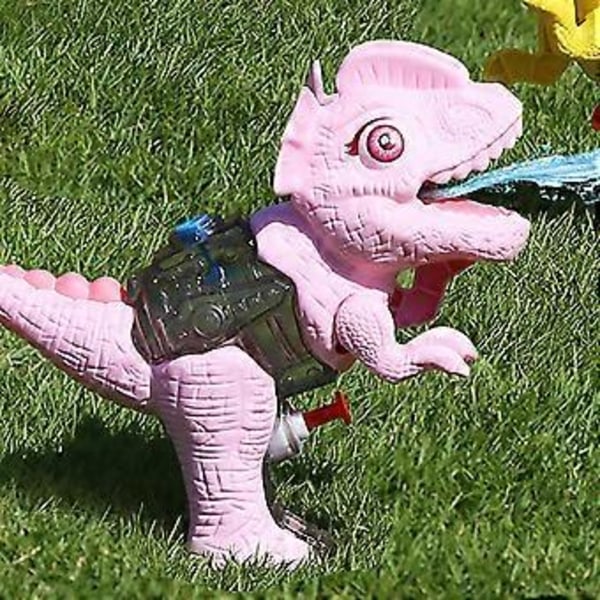 Unik Vattenpistol, Vattenspel för Pool Strand Pool Trädgård Dilophosaurus Pink