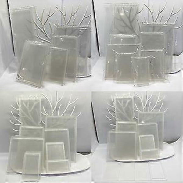 DIY Kvikksand Blankt Kort Murstein Transparent Akrylplate Kvikksandform Tomme Plater for DIY Håndlaging Kvikksandhåndverk style 2