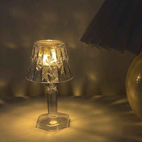 Krystallbordlampe, krystalldiamantbordlampe