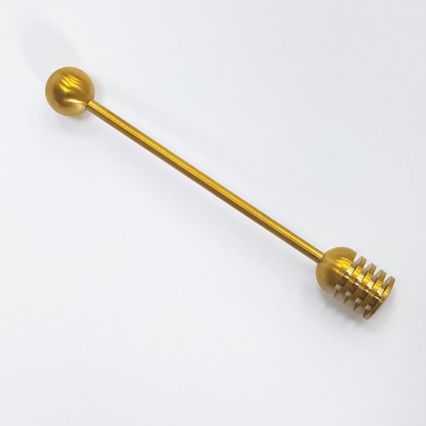 2 stk. 304 rustfrit stål honningske (guld farve), sirupdypper