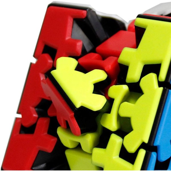 Gear Cube 3x3 Puslespill Kungfu Cube 3D Puslespill 3x3x3 Cube Puslespill Smoo