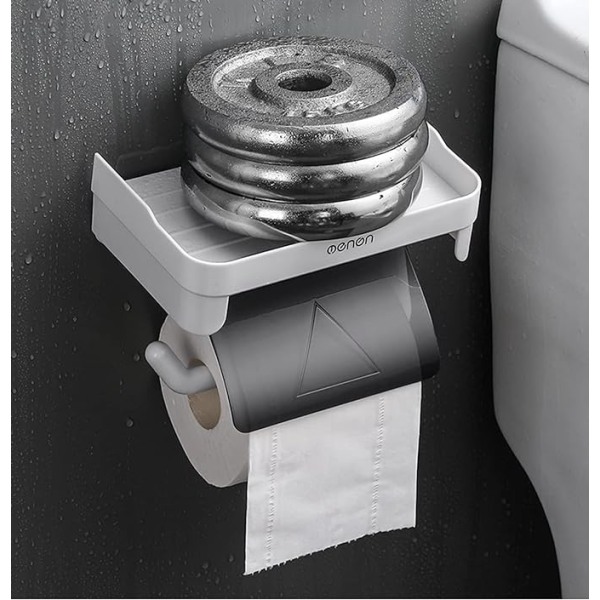 Toalettpappershållare utan borrning, toalettpappershållare med St
