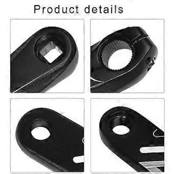 Vevarm för landsvägscykel, ersättning i aluminiumlegering, roterande vevar för elcykel, för mountainbikes och hopfällbara cyklar Square 1 Pair 152