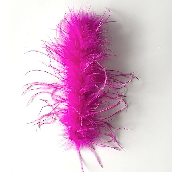 2 stycken fjäderarmband för kvinnor, lämpliga för fester och bröllop, söta fluffiga armband med fjädrar, rosröd