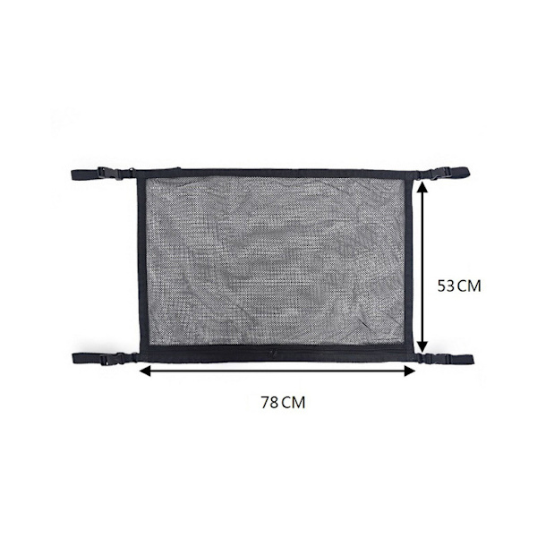 Bil Tag Cargo Net Lomme, 31\"x21\" Justerbar Dobbeltlags Me