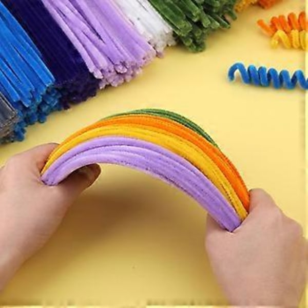 Piippurassit askartelutarvikkeet kukkavarsilangoilla johdanto DIY ruukkukasvien valmistukseen, lasten DIY askarteluprojekteihin