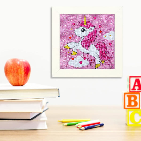 5D Lasten Timanttimaalausristipistoaskartelusarja, DIY-lapset