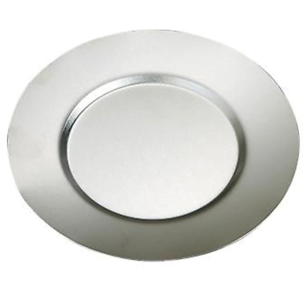 Rustfri Stål Tallerken Rund Bøftallerken Husholdnings Madtallerken Metal Bøftallerken Rustfri Stål Tallerken
