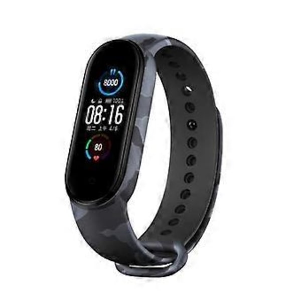 Stropp for Xiaomi Mi Band 6 Silikon Armbånd Mi Band 6 Erstatningsarmbånd