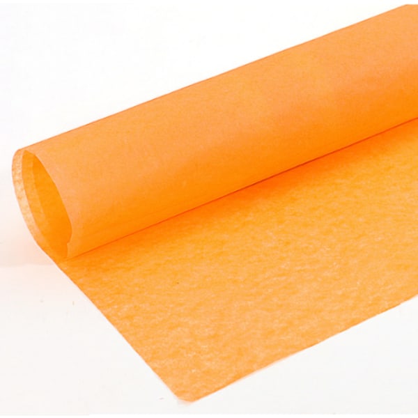 20 ark, 75 * 50 cm orange julesilkepapir gaveemballage s