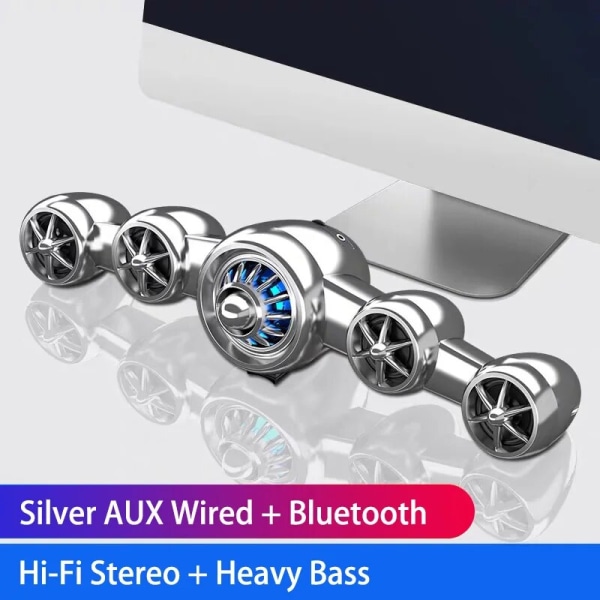 Sound Bar med Subwoofer-högtalare Bluetooth -högtalare Hi-Fi-högtalare
