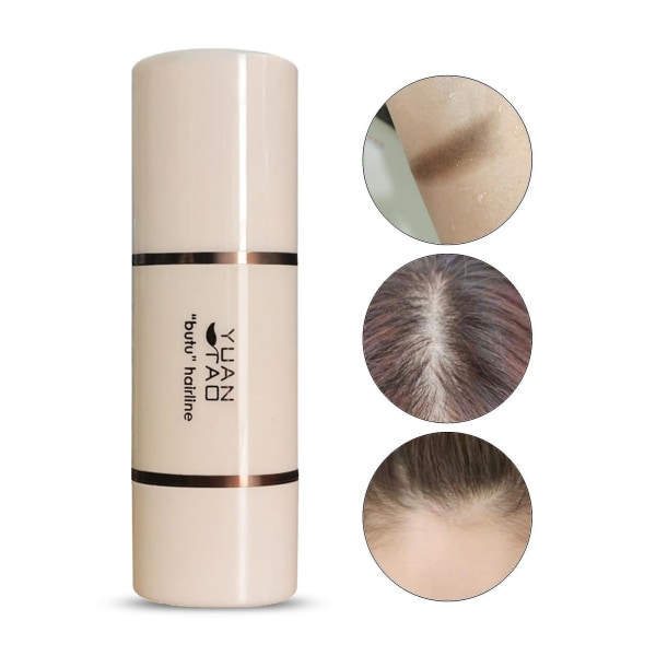 Farfi Hairline Contouring Stick Svettsäker multifunktion ofarlig tredimensionell Light Shadow Hairline Powder for Beauty Black