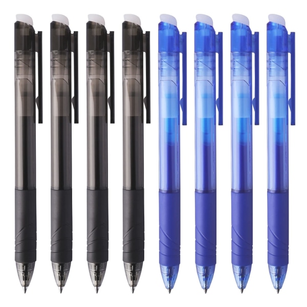 Kulspetspennor - (svarta, blå) 4 st, totalt 8 st