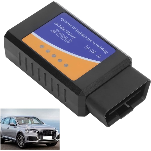 WIFI OBD2 Autonäyttö OBD 2 OBD ii Skanneri Adapteri Ammattimainen Auton Vikahaku Diagnoosi Työkalu, Koodi Lukija Työkalu iOS:lle, Androidille ja Windows-laitteille