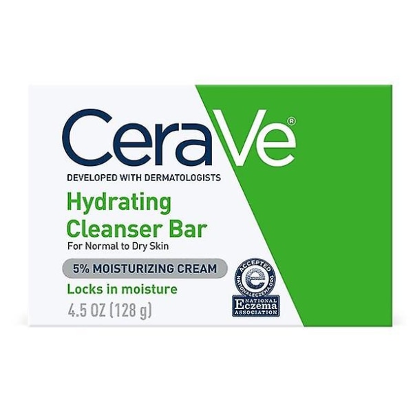 Cerave återfuktande rengöringsstång för ansikte och kropp 4,5 oz