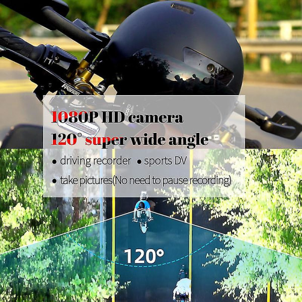 HD-kamera Bluetooth -anslutning Röststyrning Smart säkerhetsridhjälm Elcykelhjälm black