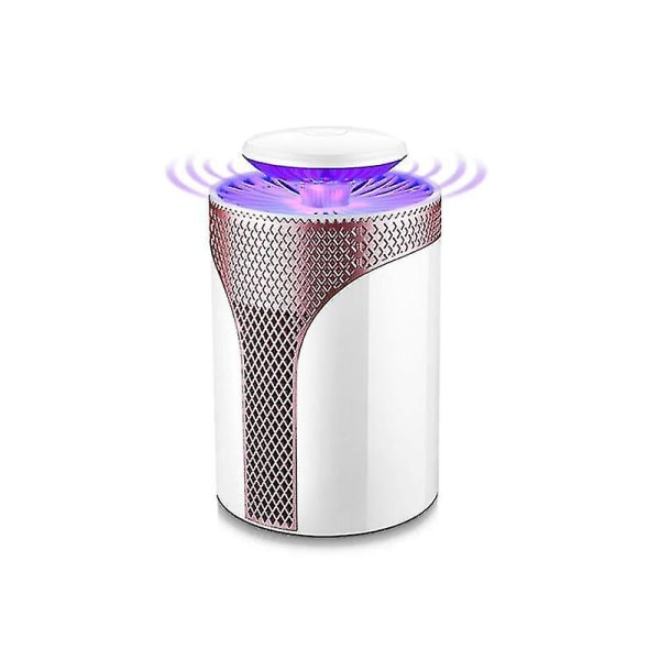 Bästsäljare Mute Photocatalyst Mosquito Killer Lamp USB Led Uv Mosquito Lamp Icke-strålning Mosquito Zapper Flugfälla Insekt Bug Killer Catcher (guld)