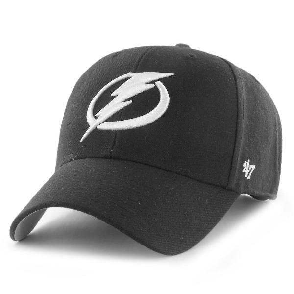 47 Brand Justerbar Cap - NHL Tampa Bay Lightning schwarz Black