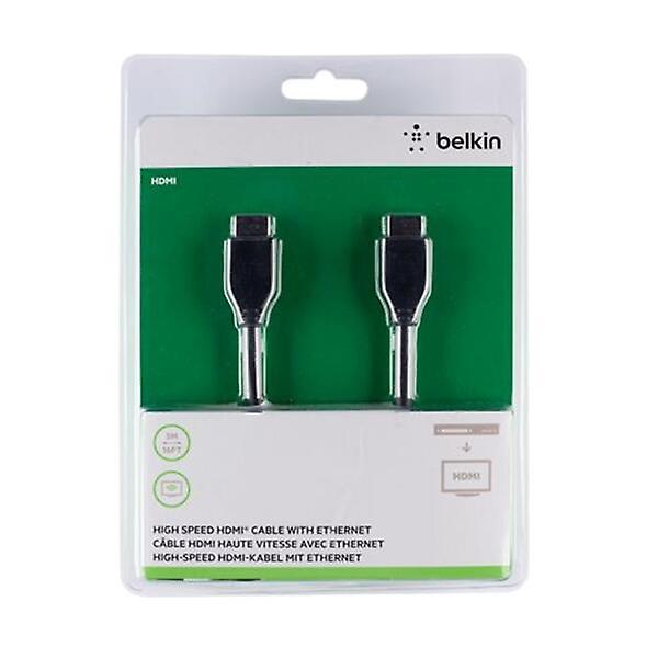 Belkin 5m höghastighets HDMI-kabel med Ethernet - 4K och 3D-kompatibel HDMI-kabel