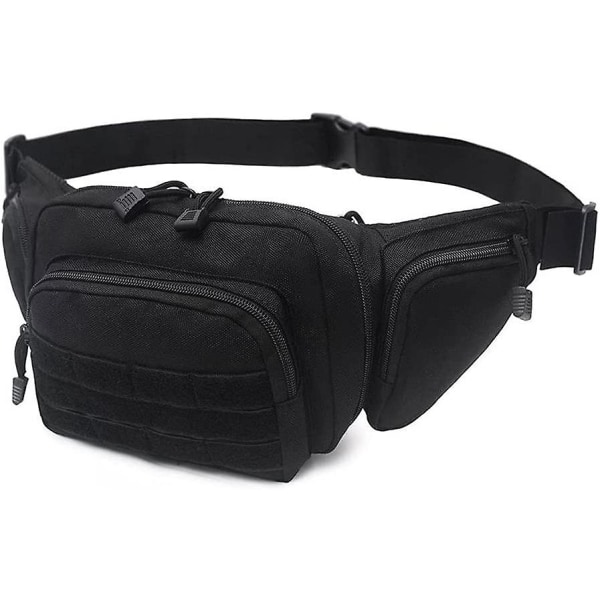 Tactical Waist Pack Väska påse Fanny Outdoors midjeväska Molle påsar Bum Medical Tactical bältespåse Nylon Multifunktionell Camping 1st