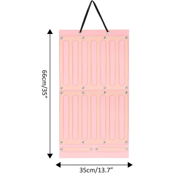 2 stk. Hårbueholder til små piger, Hængende Hårklips Opbevaringsarrangør, Hårklipsholder, Filt Væghængende Arrangerer til Hårklips Hårbånd