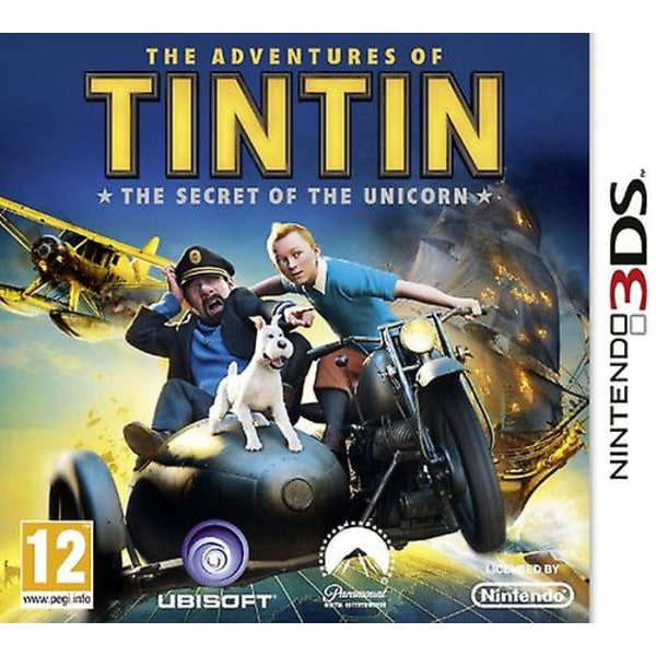 The Adventures Of Tintin The Secret Of The Unicorn The Game (Nintendo 3DS) - PAL - Nytt