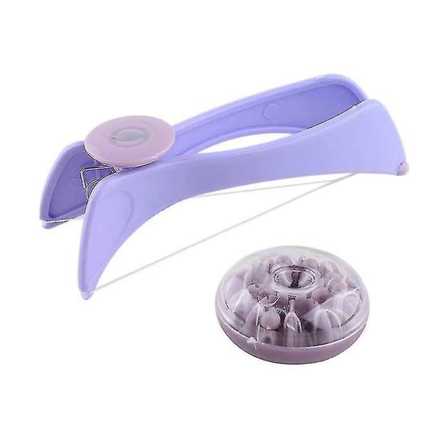 Xinxu kvinnor hårborttagning Epilator Ansiktsborttagningsmedel Spring Threading Face Defeatherer (1st, lila)