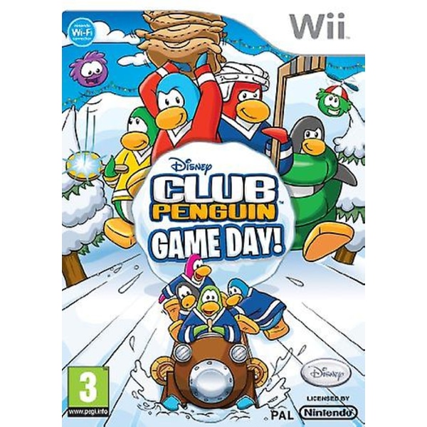 Club Penguin Game Day (Wii) - PAL - Nytt