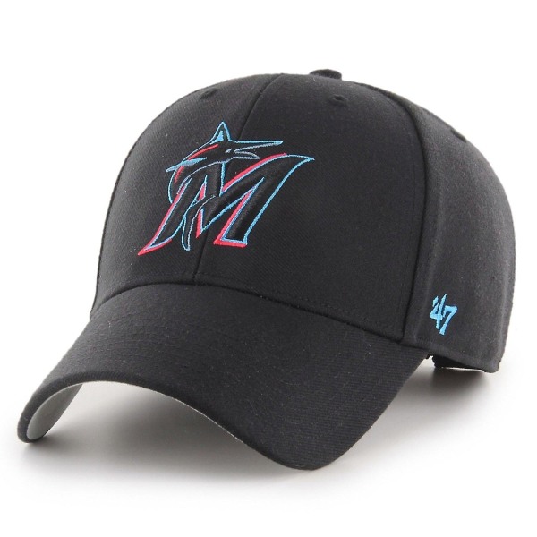 47 Brand Relaxed Fit Cap - MLB Miami Marlins schwarz Scwharz
