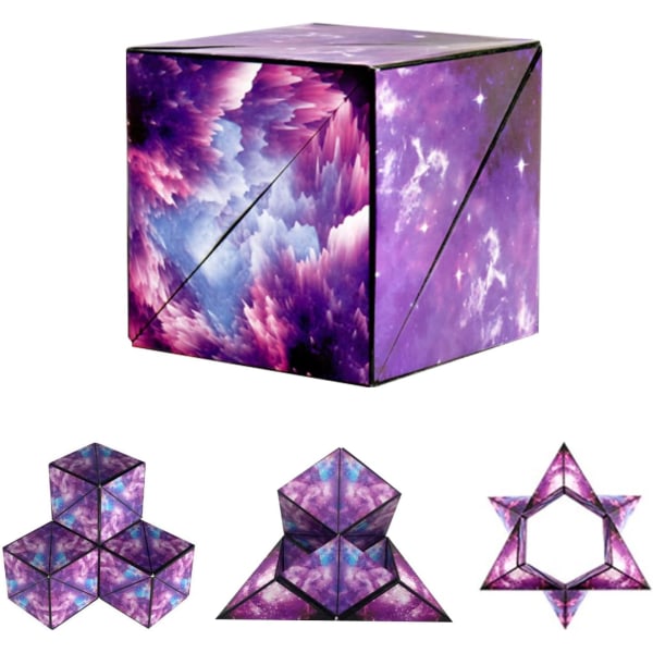 Magic Cube, Magic Puzzle Cube, Transforming Cubes, Magic Star Cube, 3D Puzzle Magic Cubes, Speed ​​Cube, Infinity Cube, Puzzle Magic Cube, for Kids Adul
