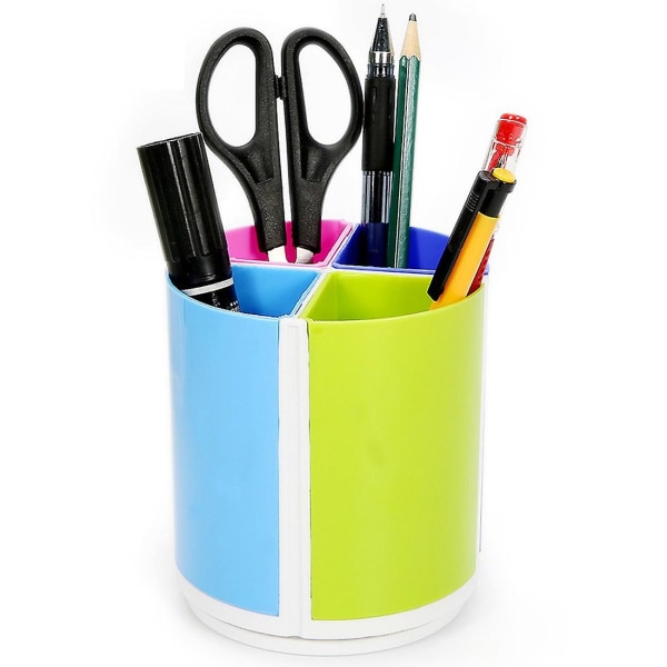 Combination Multifunctional Rotating Pen Holder Desk Pen Holder Office Stationery Storage Box Detachable Pen Holder 1pcs