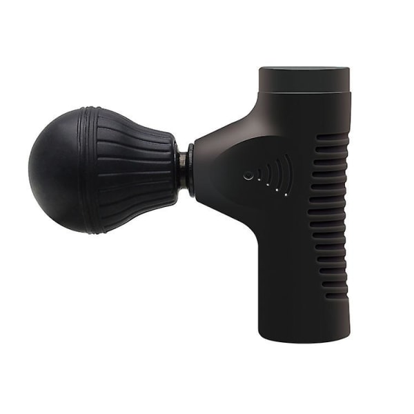 Minimuskelmassagepistol Lättviktsbärbar elektrisk sladdlös kroppsmassager Black